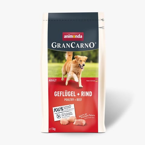 ⁨ANIMONDA Gran Carno Adult Poultry with Beef - dry dog ​​food - 1 kg⁩ at Wasserman.eu