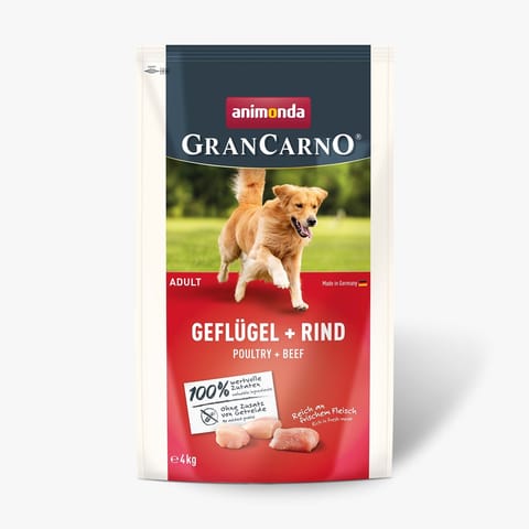 ⁨ANIMONDA Gran Carno Adult Poultry with Beef - dry dog ​​food - 4 kg⁩ at Wasserman.eu