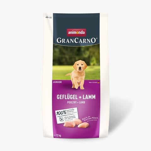 ⁨ANIMONDA Gran Carno Junior Poultry with Lamb - dry dog ​​food - 12 kg⁩ at Wasserman.eu