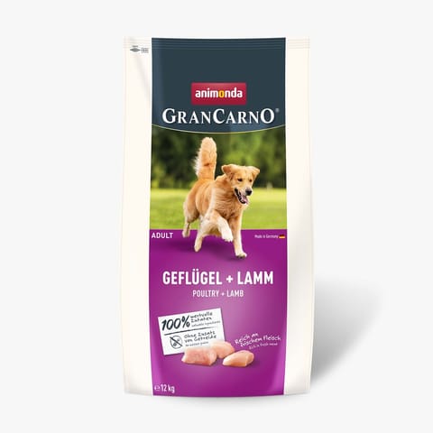 ⁨ANIMONDA Gran Carno Adult Poultry with Lamb - dry dog ​​food - 12 kg⁩ at Wasserman.eu