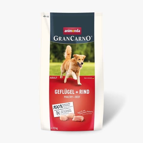 ⁨ANIMONDA Gran Carno Adult Poultry with Beef - dry dog ​​food - 12 kg⁩ at Wasserman.eu