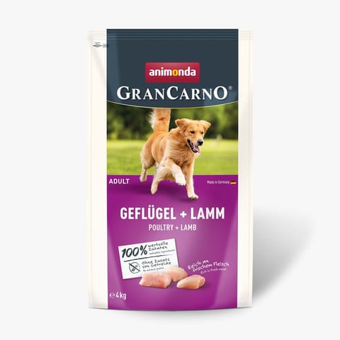 ⁨ANIMONDA Gran Carno Adult Poultry with Lamb - dry dog ​​food - 4 kg⁩ at Wasserman.eu