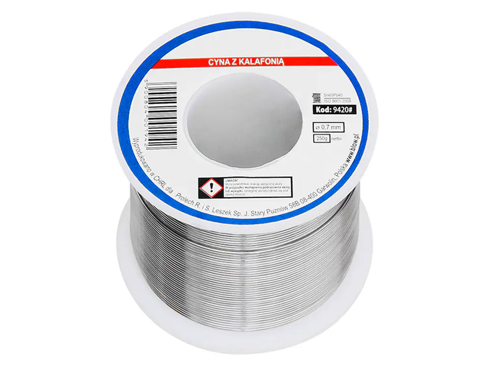 Cyna 0,70/250g Sn60Pb40 w sklepie Wasserman.eu