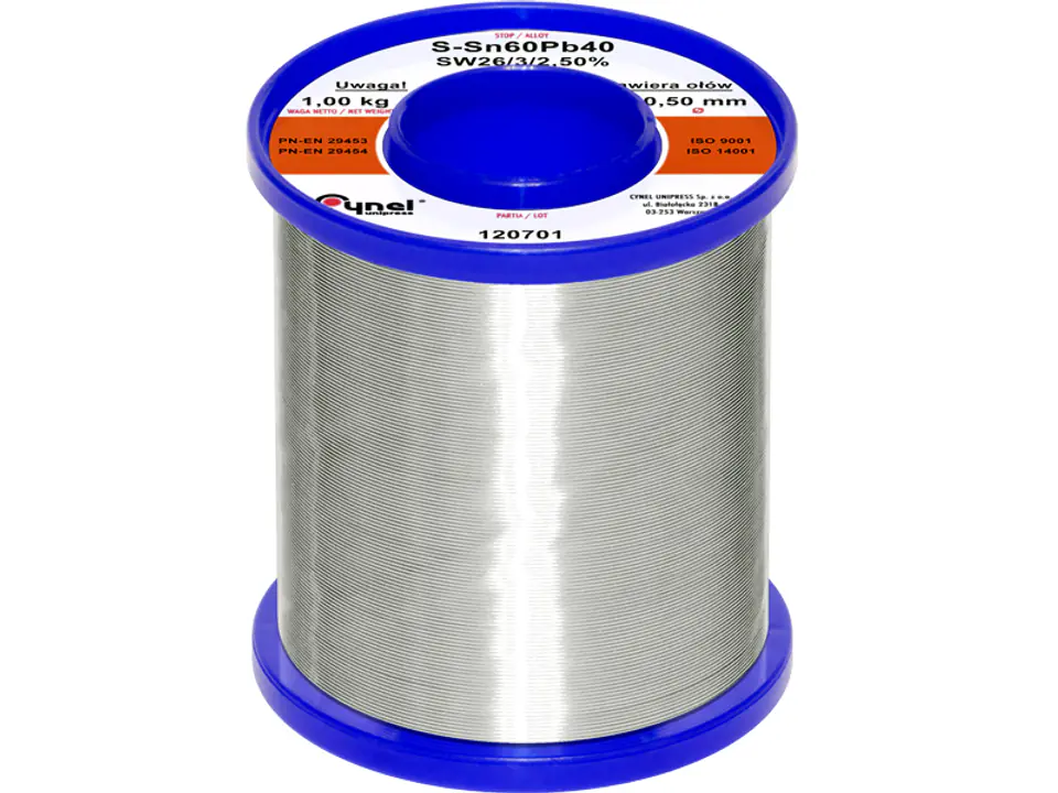⁨Tin 0,50/ 1kg/binder LC60-SW26 (1PH)⁩ at Wasserman.eu