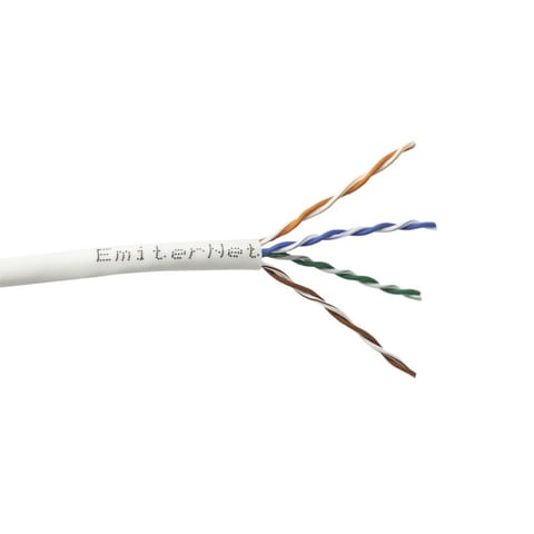 ⁨Emitter Net UTP (U/UTP) Cat.5e 350MHz Cable, 4x2x24AWG Wire⁩ at Wasserman.eu