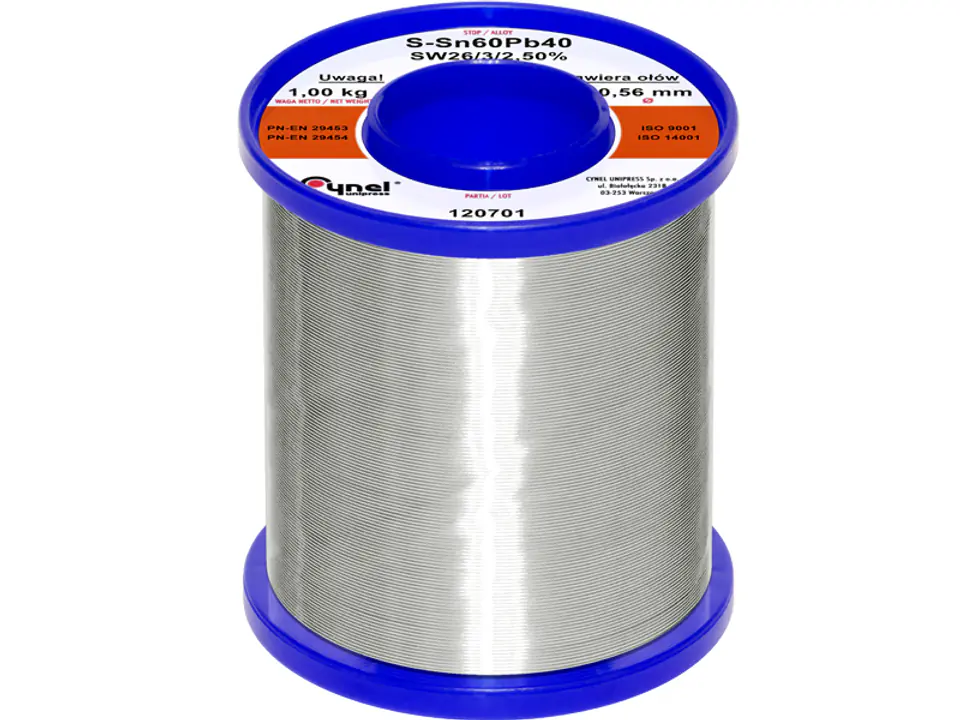 Cyna 0,56/ 1kg/spoiwo LC60-SW26 (1PH) w sklepie Wasserman.eu