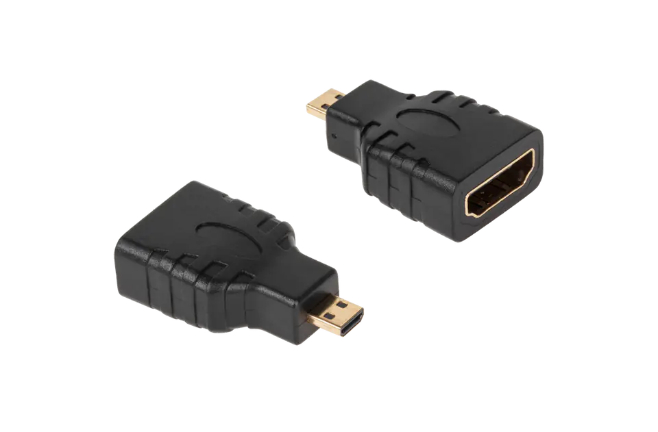 ⁨Złącze HDMI gniazdo-wtyk micro HDMI⁩ w sklepie Wasserman.eu