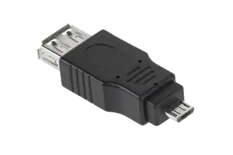 ⁨USB 2.0 socket A - micro plug 5pin⁩ at Wasserman.eu