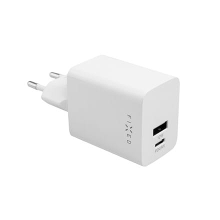 ⁨Naprawiono ładowarkę podróżną Mini USB-C/USB 45W | FIXC45M-CU-WH⁩ w sklepie Wasserman.eu