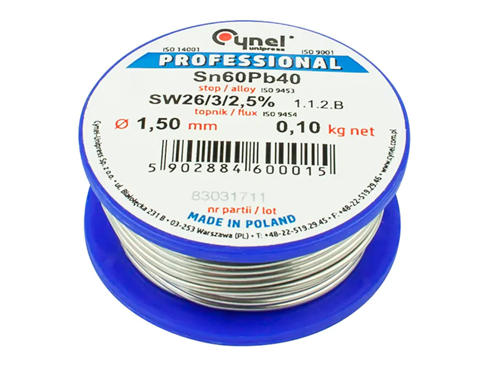 9634# Cyna 1,50/100g/spoiwo lc60-fsw26 w sklepie Wasserman.eu