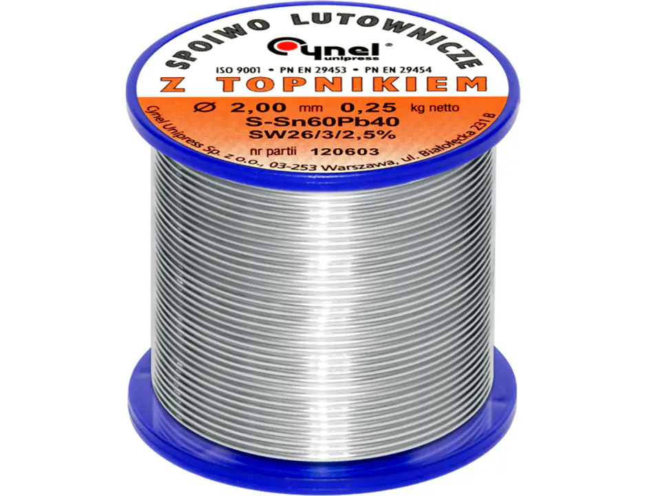9629# Cyna 2,00/250g/spoiwo lc60-sw26 w sklepie Wasserman.eu