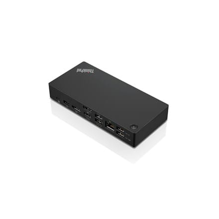 ⁨Lenovo | Uniwersalna stacja dokująca USB-C ThinkPad — UE | 40AY0090EU-02 | Stacja dokująca | Porty Ethernet LAN (RJ-45) 1 | Ilość portów VGA (D-Sub) 1 | Ilość DisplayPorts: 2 | ilość portów USB 3.0 (3.1 Gen 1) Type-C 1 | Liczba portów USB 3.0 (3.1 Ge⁩ w sklepie Wasserman.eu