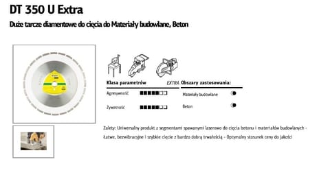 ⁨K.TARCZA DIAM.SEG.350x3,0x25,4   DT350U⁩ w sklepie Wasserman.eu