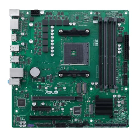 ⁨PŁYTA GŁÓWNA ASUS PRO B550M-C/CSM (AMD,AM4,DDR4,mATX)⁩ w sklepie Wasserman.eu