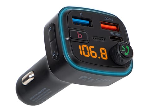 ⁨Transmiter FM BLOW Bluetooth5.3+QC3.0 +PD 30W⁩ w sklepie Wasserman.eu