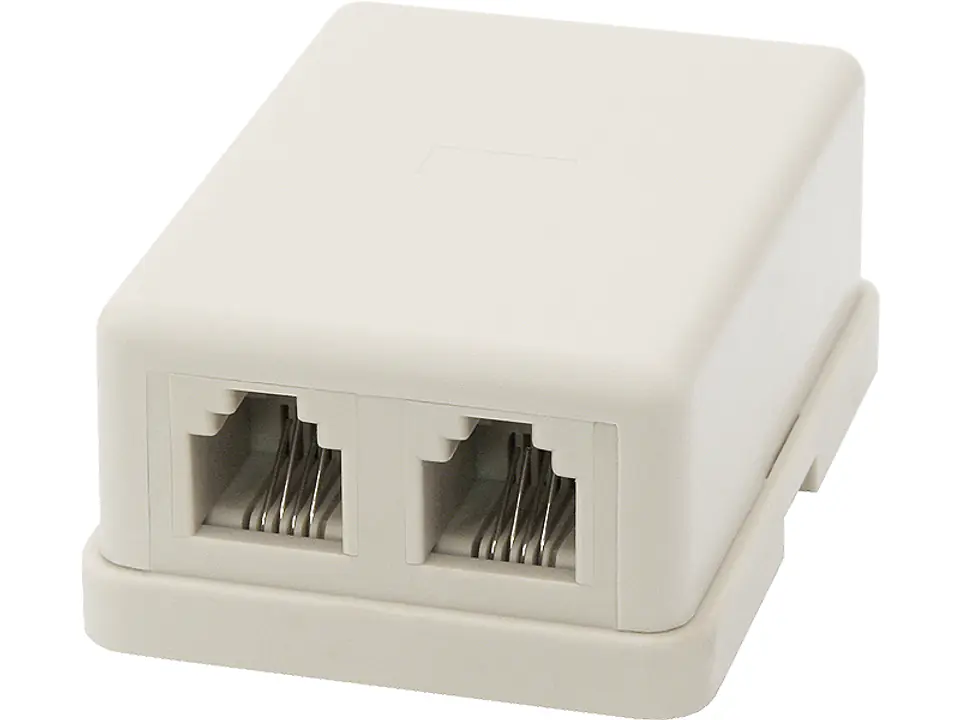 2258# Gniazdo telefoniczne 2x6p4c (puszka w sklepie Wasserman.eu
