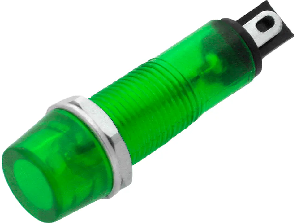 ⁨Neon LIGHT 9mm (green) 230V⁩ at Wasserman.eu