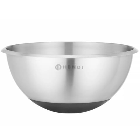 Miska kuchenna stalowa z silikonową podstawą i miarką 3 l śr. 265 x 125 mm w sklepie Wasserman.eu
