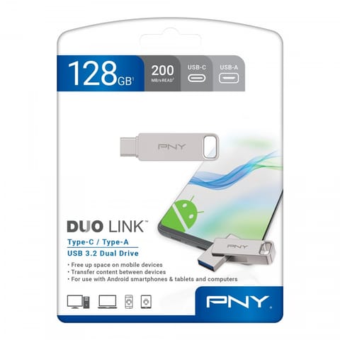 ⁨Pendrive 128GB USB 3.2 Duo-Link P-FDI128DULINKTYC-GE⁩ w sklepie Wasserman.eu