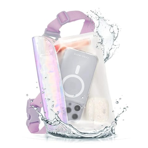 ⁨Case-Mate Soap Bubble Waterproof Phone Belt Bag - Wodoodporna torebka / saszetka crossbody do smartfonów (Iridescent)⁩ w sklepie Wasserman.eu