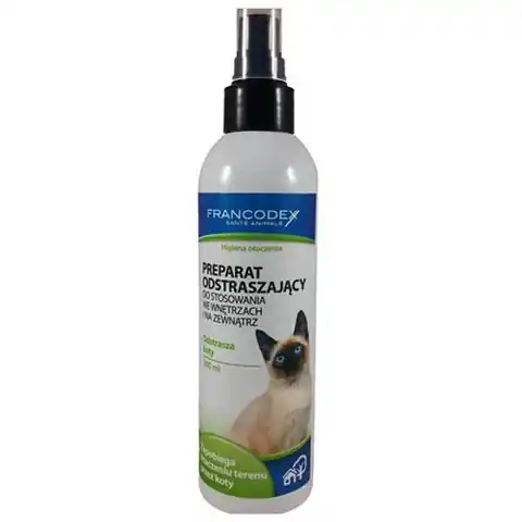⁨FRANCODEX PL Spray przeciwko drapaniu przez kociaki i koty 200 ml [FR179128]⁩ w sklepie Wasserman.eu