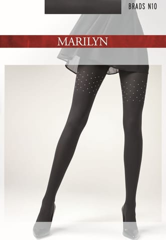 ⁨RAJSTOPY MARILYN BRADS N10 (kolor czarny, rozmiar 1/2)⁩ w sklepie Wasserman.eu