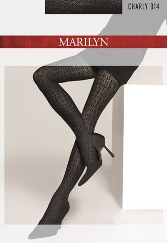 ⁨RAJSTOPY MARILYN CHARLY D14 (kolor czarny, rozmiar 1/2)⁩ w sklepie Wasserman.eu