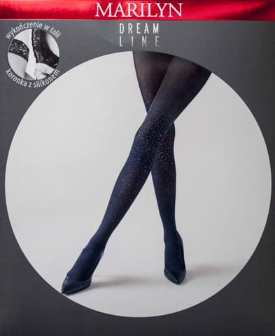 ⁨RAJSTOPY MARILYN DREAM LINE W21 (kolor Nero, rozmiar 1/2)⁩ w sklepie Wasserman.eu