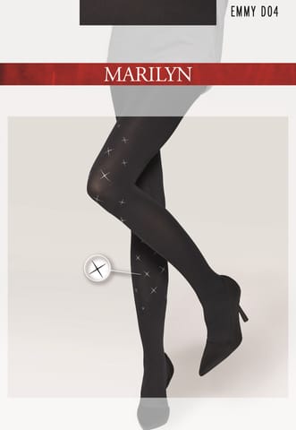 ⁨RAJSTOPY MARILYN EMMY D04 (kolor czarny, rozmiar 1/2)⁩ w sklepie Wasserman.eu