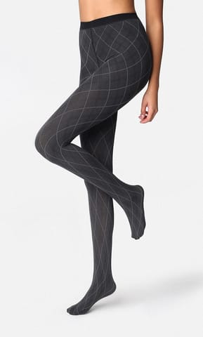 ⁨RAJSTOPY MARILYN GRACE R02 (kolor melange - grey, rozmiar 1/2)⁩ w sklepie Wasserman.eu