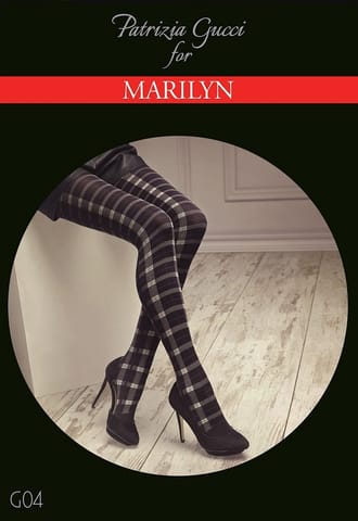 ⁨RAJSTOPY MARILYN GUCCI G04 60 (kolor czarny, rozmiar 1/2)⁩ w sklepie Wasserman.eu