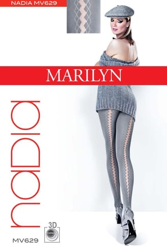 ⁨RAJSTOPY MARILYN NADIA MV_629 40 (kolor Nero, rozmiar 1/2)⁩ w sklepie Wasserman.eu