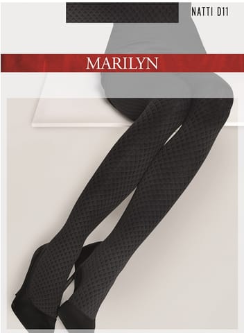 ⁨RAJSTOPY MARILYN NATTI D11 (kolor DARK GREY, rozmiar 1/2)⁩ w sklepie Wasserman.eu