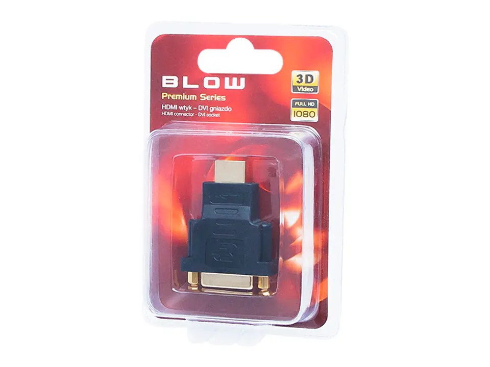 ⁨Adapter from HDMI plug to DVI socket⁩ at Wasserman.eu