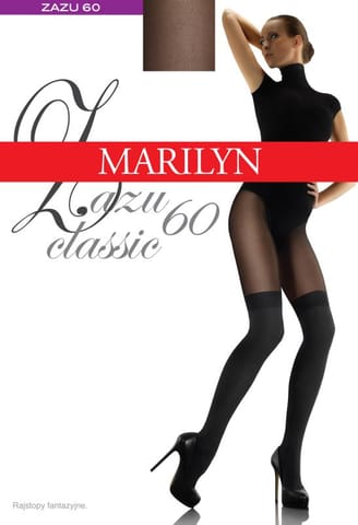⁨RAJSTOPY MARILYN ZAZU CLASSIC 60 (kolor Nero, rozmiar 1/2)⁩ w sklepie Wasserman.eu