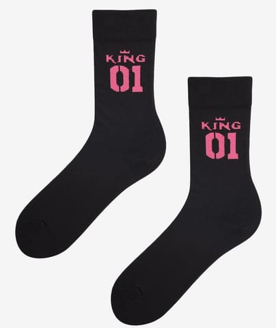 ⁨SKARPETY MARILYN MEN KING (kolor czarny, rozmiar 41-45)⁩ w sklepie Wasserman.eu