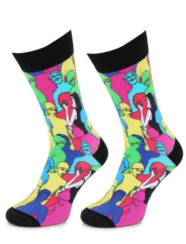 ⁨SKARPETY MARILYN MEN SPECIAL KISS KISS (kolor wzorzyste, rozmiar 41-45)⁩ w sklepie Wasserman.eu