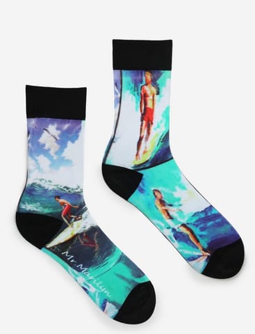 ⁨SKARPETY MARILYN MEN SPECIAL SURF (kolor wzorzyste, rozmiar 41-45)⁩ w sklepie Wasserman.eu