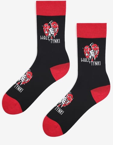 ⁨SKARPETY MARILYN MEN WALĘ TYNKI (kolor czarny, rozmiar 41-45)⁩ w sklepie Wasserman.eu