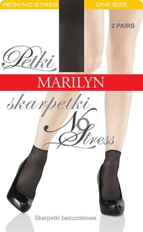 ⁨SKARPETY MARILYN PETKI LYCRA NO STRESS (kolor Beige, rozmiar uniwersalny)⁩ w sklepie Wasserman.eu
