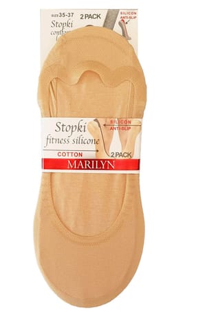 ⁨STOPKI MARILYN DAMSKIE FITNESS SILICONE (kolor natural, rozmiar 38-41)⁩ w sklepie Wasserman.eu