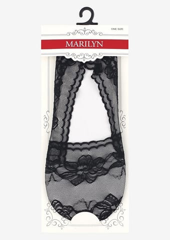 ⁨STOPKI MARILYN DAMSKIE LACE Z32 (kolor visone, rozmiar uniwersalny)⁩ w sklepie Wasserman.eu