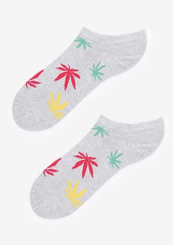 ⁨STOPKI MARILYN MEN CANNABIS 2 (kolor szary, rozmiar 41-45)⁩ w sklepie Wasserman.eu