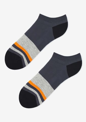 ⁨STOPKI MARILYN MEN STRIPES DARK GREY (kolor DARK GREY, rozmiar 41-45)⁩ w sklepie Wasserman.eu