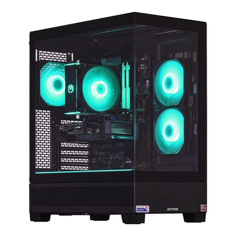 ⁨Actina 5901443383680 PC AMD Ryzen™ 5 7600 32 GB DDR5-SDRAM 1 TB SSD AMD Radeon RX 7700 XT Midi Tower Black⁩ at Wasserman.eu