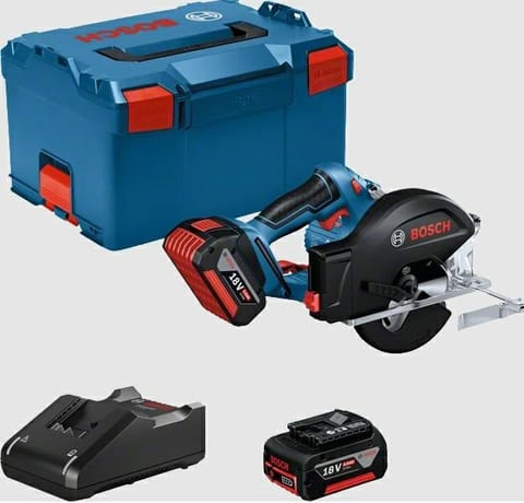 ⁨Bosch GKM 18V-50 PROFESSIONAL 13,6 cm Czarny, Niebieski, Czerwony 4250 RPM⁩ w sklepie Wasserman.eu