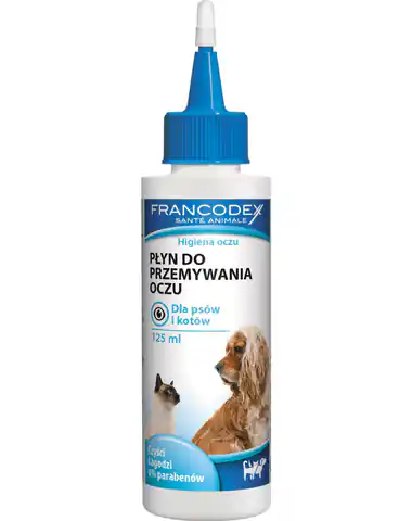 ⁨FRANCODEX PL Augenspülung für Hunde und Katzen 125 ml [FR179135]⁩ im Wasserman.eu