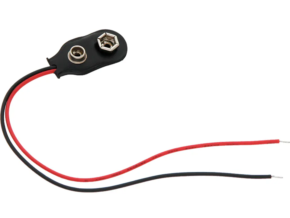 ⁨Przyłącze zatrzask baterii 9V 6F22⁩ w sklepie Wasserman.eu