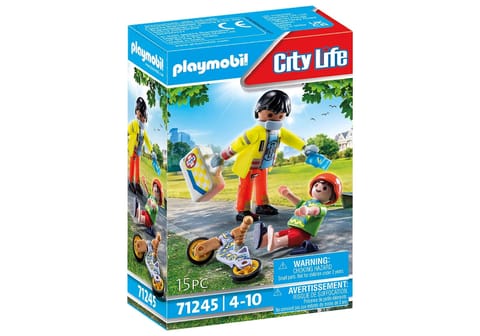 ⁨Figurki City Life 71245 Sanitariusz z pacjentem⁩ w sklepie Wasserman.eu