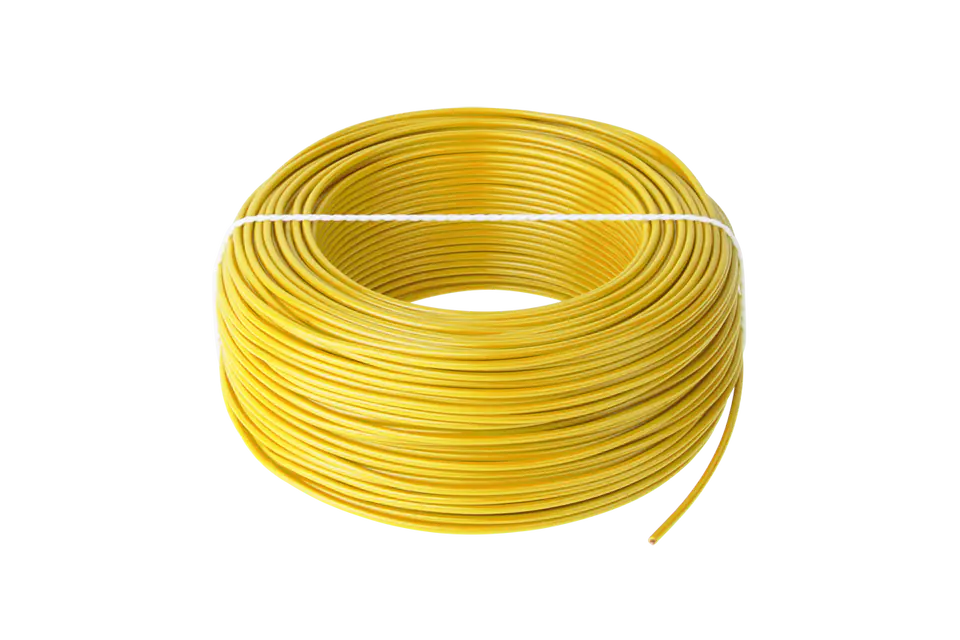 ⁨Cable LgY 1x0,75 H05V-K yellow⁩ at Wasserman.eu